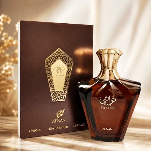 ادکلن تراثی قهوه ای شرکت افنان اورجینال وارداتی afnan turathi