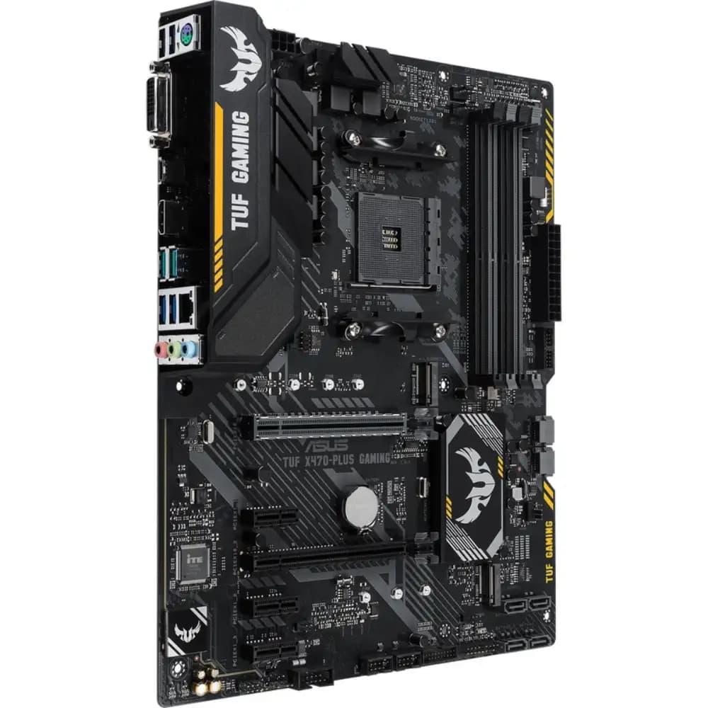 باندل مادربرد ایسوس مدل TUF X470-PLUS GAMING fi + پردازنده AMD مدل Athlon 3000G کارکرده — تصویر ۳