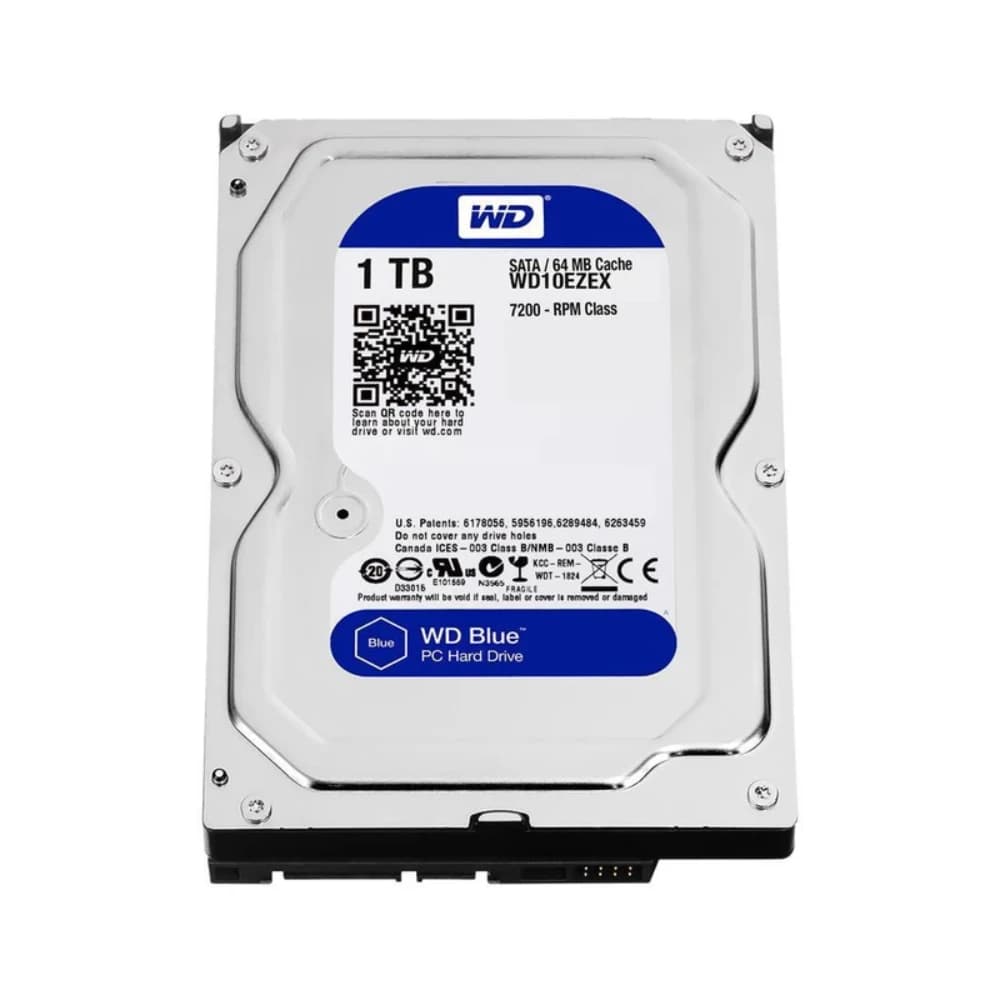 حافظه اچ دی دی اینترنال وسترن دیجیتال مدل Blue ظرفیت 1 ترابایت کارکرده