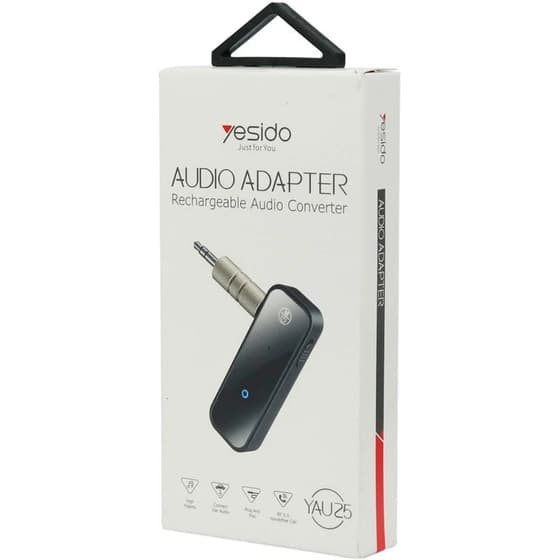 گیرنده بلوتوث مدل YESIDO YAU25 اورجینال ا Yesido YAU25 AUX Bluetooth Receiver