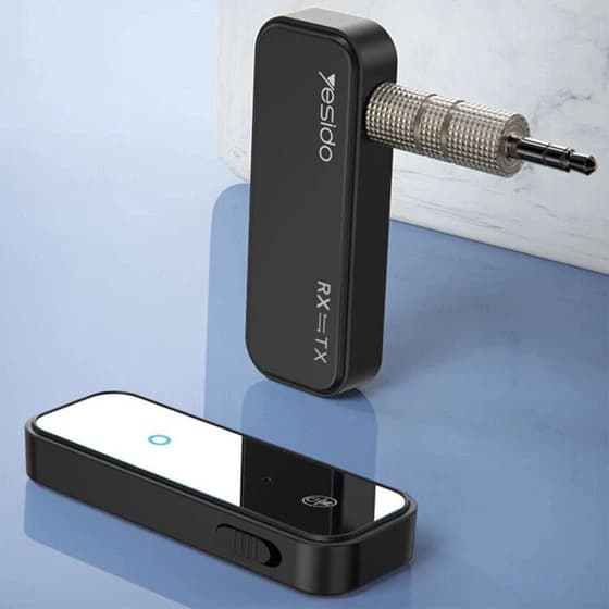 گیرنده بلوتوث مدل YESIDO YAU25 اورجینال ا Yesido YAU25 AUX Bluetooth Receiver — تصویر ۲