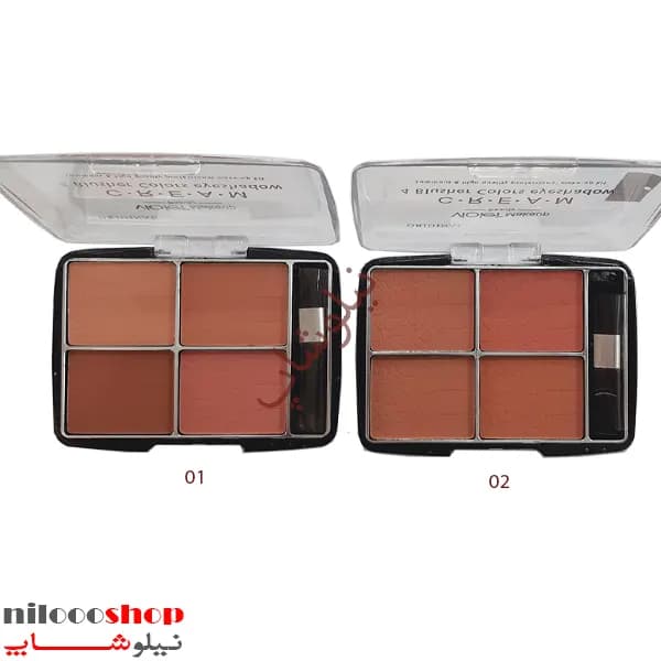 رژگونه 4 رنگ ویولت حجم 12 گرم
