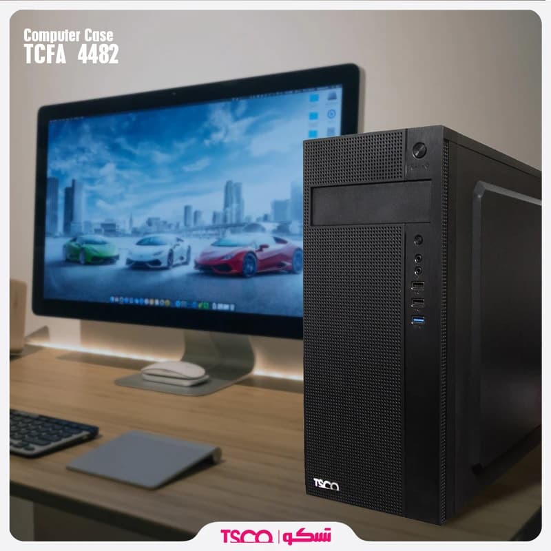 کیس کامپیوتر اداری تسکو دارای USB 3 مدل TC FA 4482 — تصویر ۲