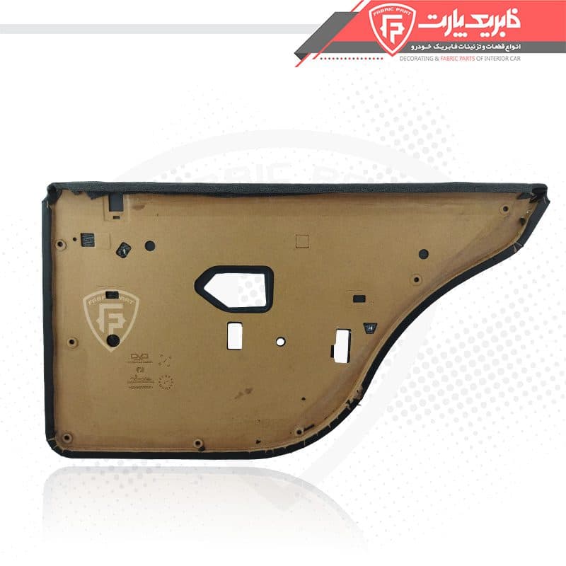 رودری پژو پارس قدیم مخمل طوسی عقب چپ — تصویر ۲