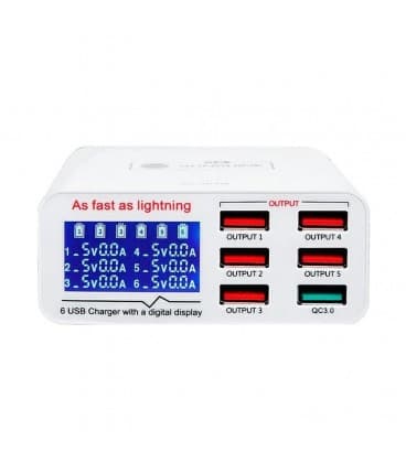 شارژر و تستر سانشاین 6 پورت SUNSHINE SS-304Q