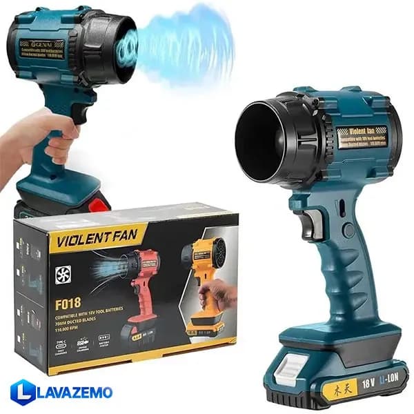 سوپر جت فن شارژی ویولنت مدل F018 VIOLENT — تصویر ۲