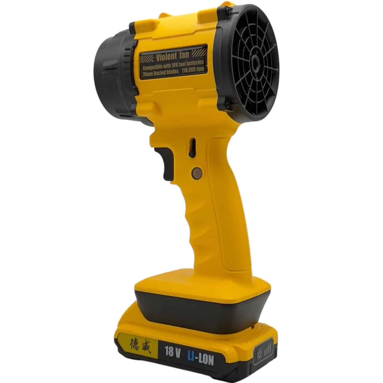 سوپر جت فن شارژی ویولنت مدل F018 VIOLENT — تصویر ۹