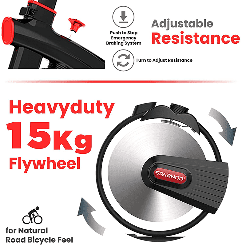 دوچرخه اسپینینگ اسپارنود فیتنس Sparnod Fitness SSB-15 — تصویر ۴