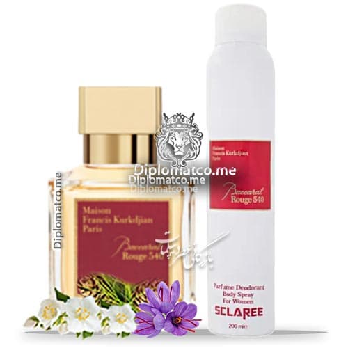 اسپری خوشبو کننده بدن باکارات رژ 540 اسکلاره 200 میل