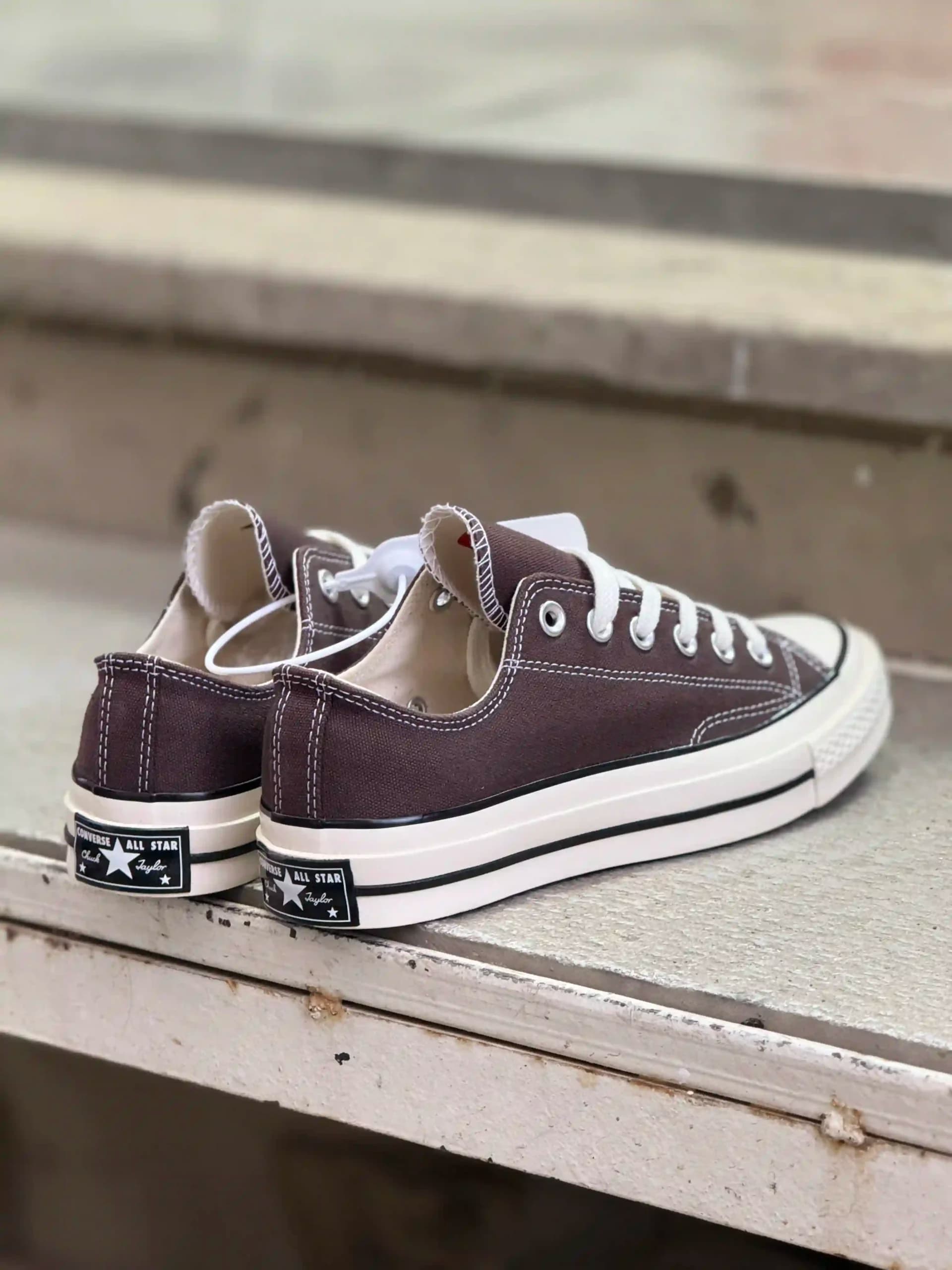 کانورس ساق کوتاه قهوه ای – Converse Chuck 70 low brown — تصویر ۵