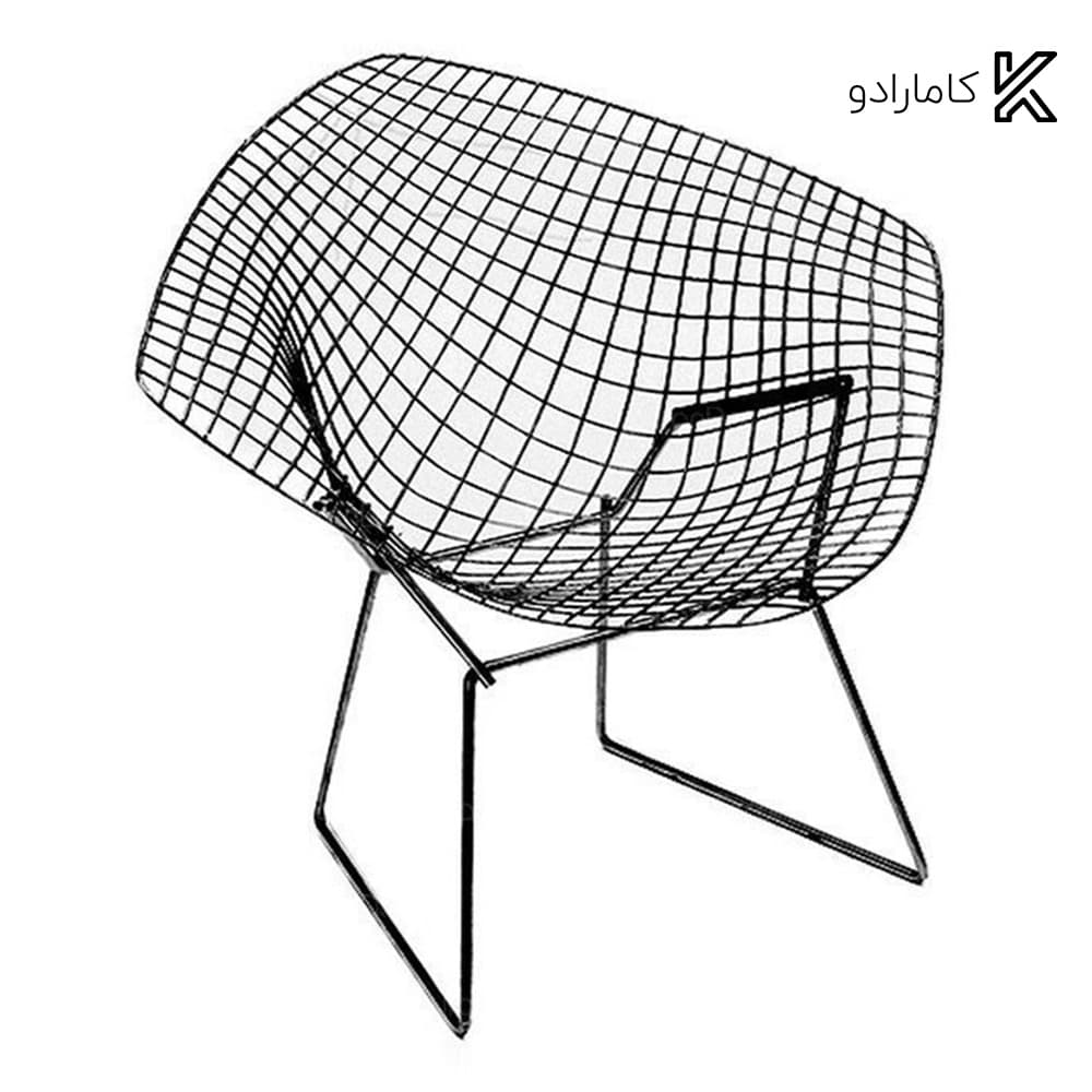 صندلی دسته دار دياموند ( مدل آبکاری رنگی )