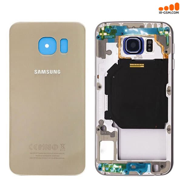 شاسی و قاب کامل طلایی COVER SAMSUNG S6 G920 GOLD