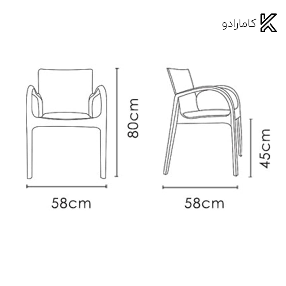 صندلی با تشک دژاوو — تصویر ۳