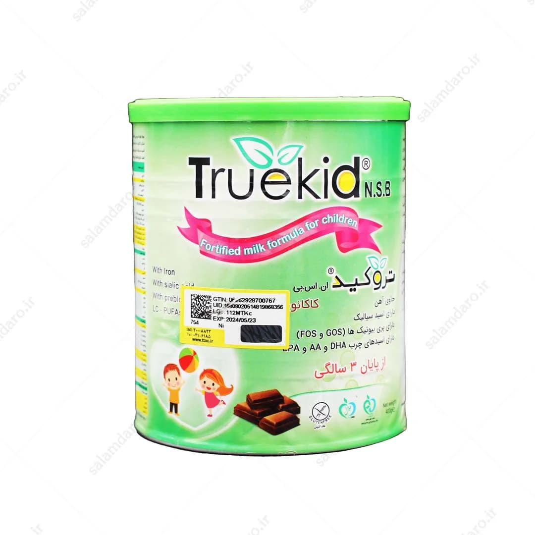 شیر خشک تروکید تروویتال مناسب ۳ سالگی به بعد (400 گرم)