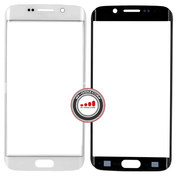گلس تعمیراتی سامسونگ روکار سفید Glass Samsung S6 EDGE g925 WHITE