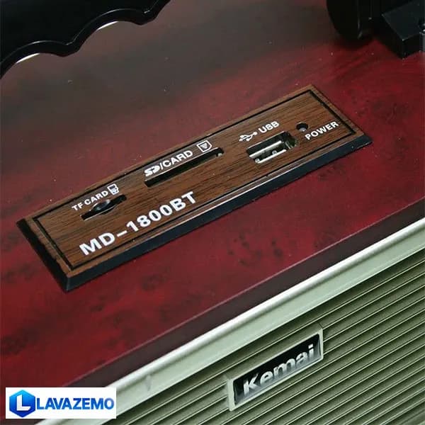 رادیو اسپیکر بلوتوثی کیمای مدل MD1800BT — تصویر ۳