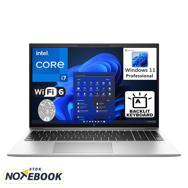 لپ تاپ اچ پی مدل EliteBook 860 G9 | i7-1255U/16GB/512GB/Intel UHD/16 inch WUXGA — تصویر ۲