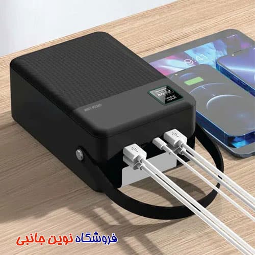 پاور بانک تندر 80 هزار گرین لاین مدل GNTHU80KPBBK ا Green Lion Thunder 80 (80000mAh) Power Bank ( تک / عمده ) — تصویر ۴