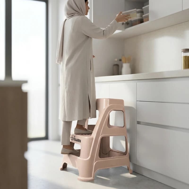 چهارپایه کارین مدل دو طبقه 75 سانتی متری رویال — تصویر ۴
