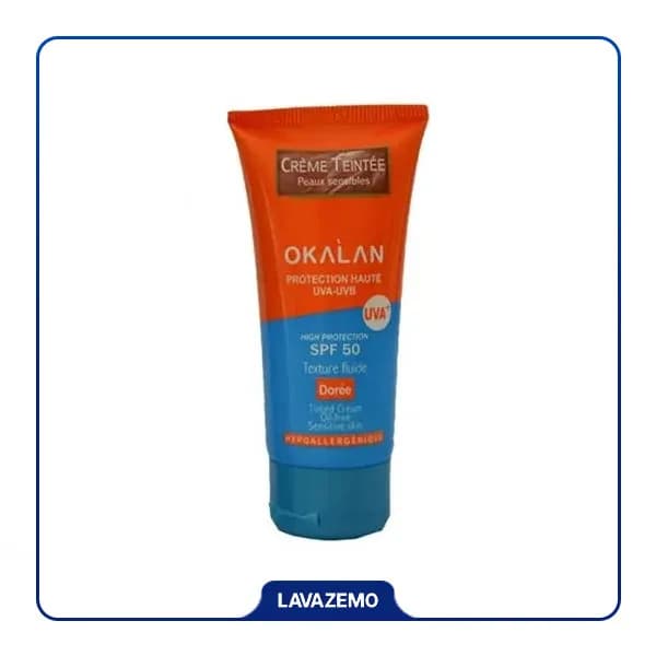 کرم ضد آفتاب برند اوکالان SPF50 رنگی