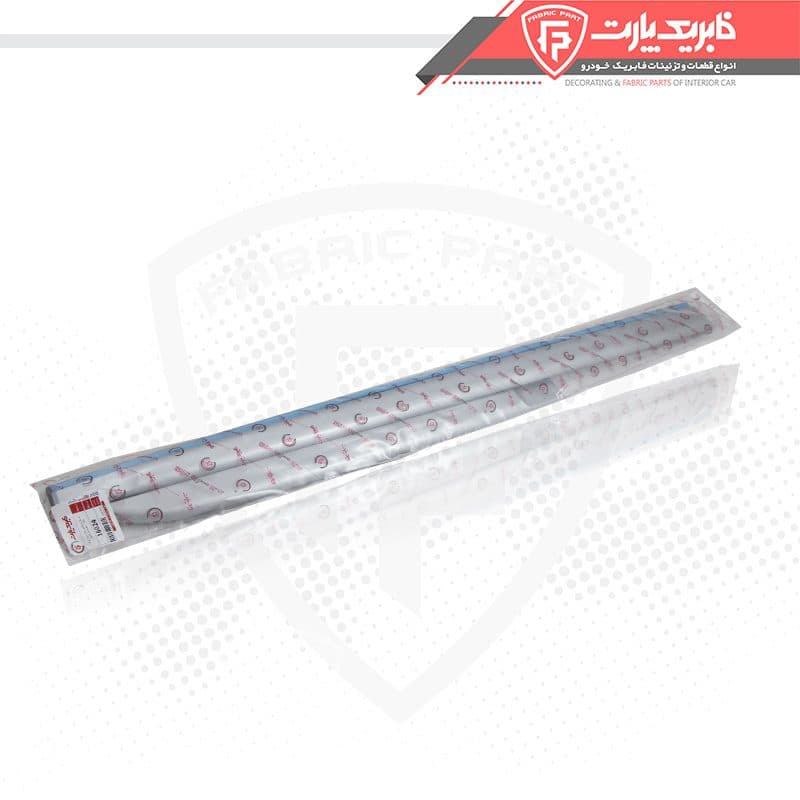 زه پلاستیکی روی درب پراید 132 کامل نقره ای فابریک پارت — تصویر ۳