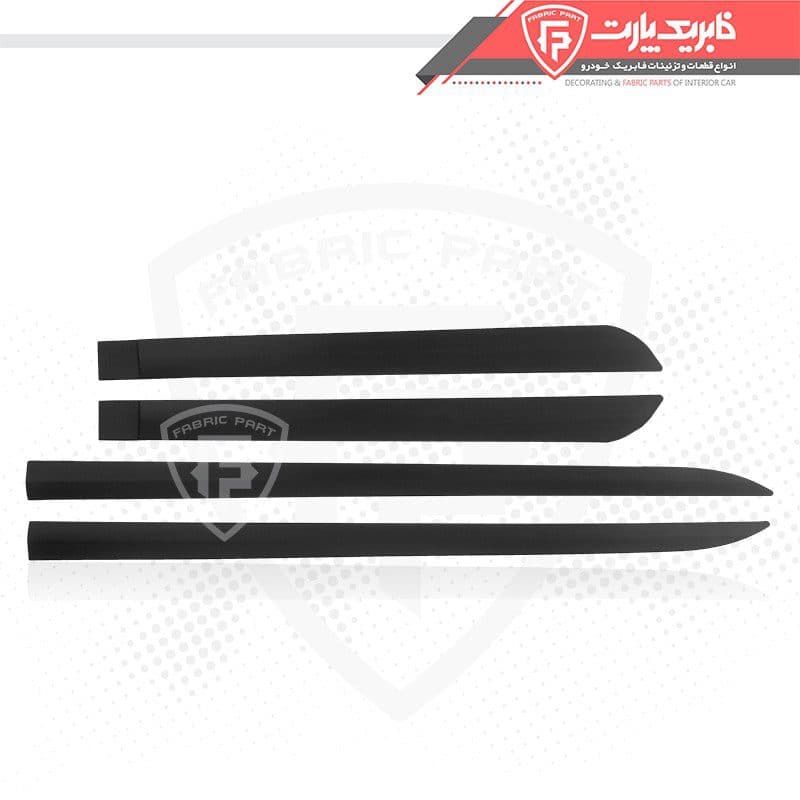 زه پلاستیکی روی درب سمند سورن کامل آستر خورده فابریک پارت