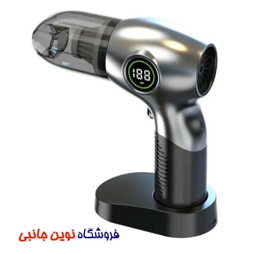 جارو شارژی و بلوور هوای گرین لاین 3 کاره مدل Green Lion 3-in-1 Vacuum Cleaner Blower Air Pump with 95W Power | GB-196X (تک و عمده)