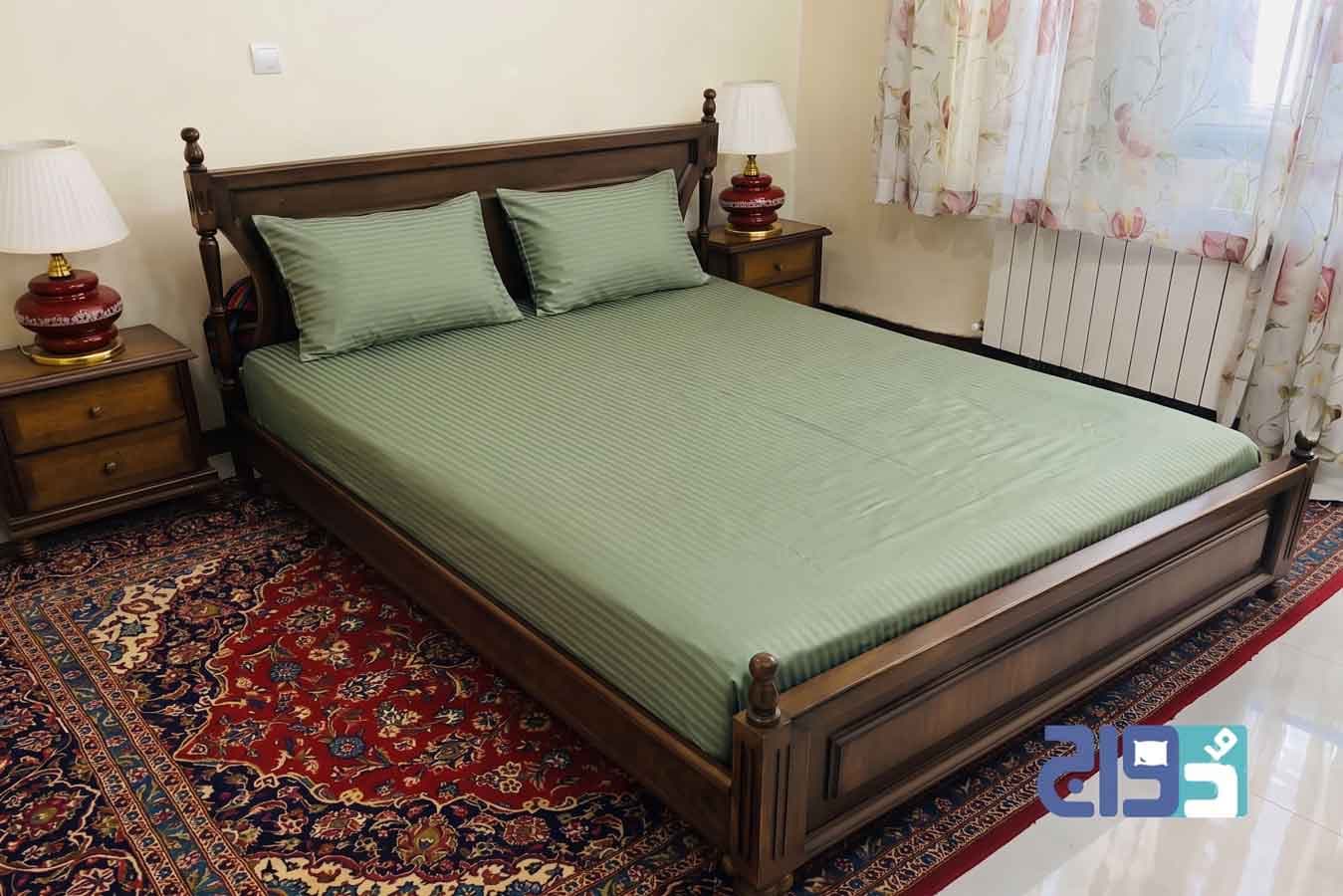 روتختی هتلی سبز سدری دونفره کد 140504301