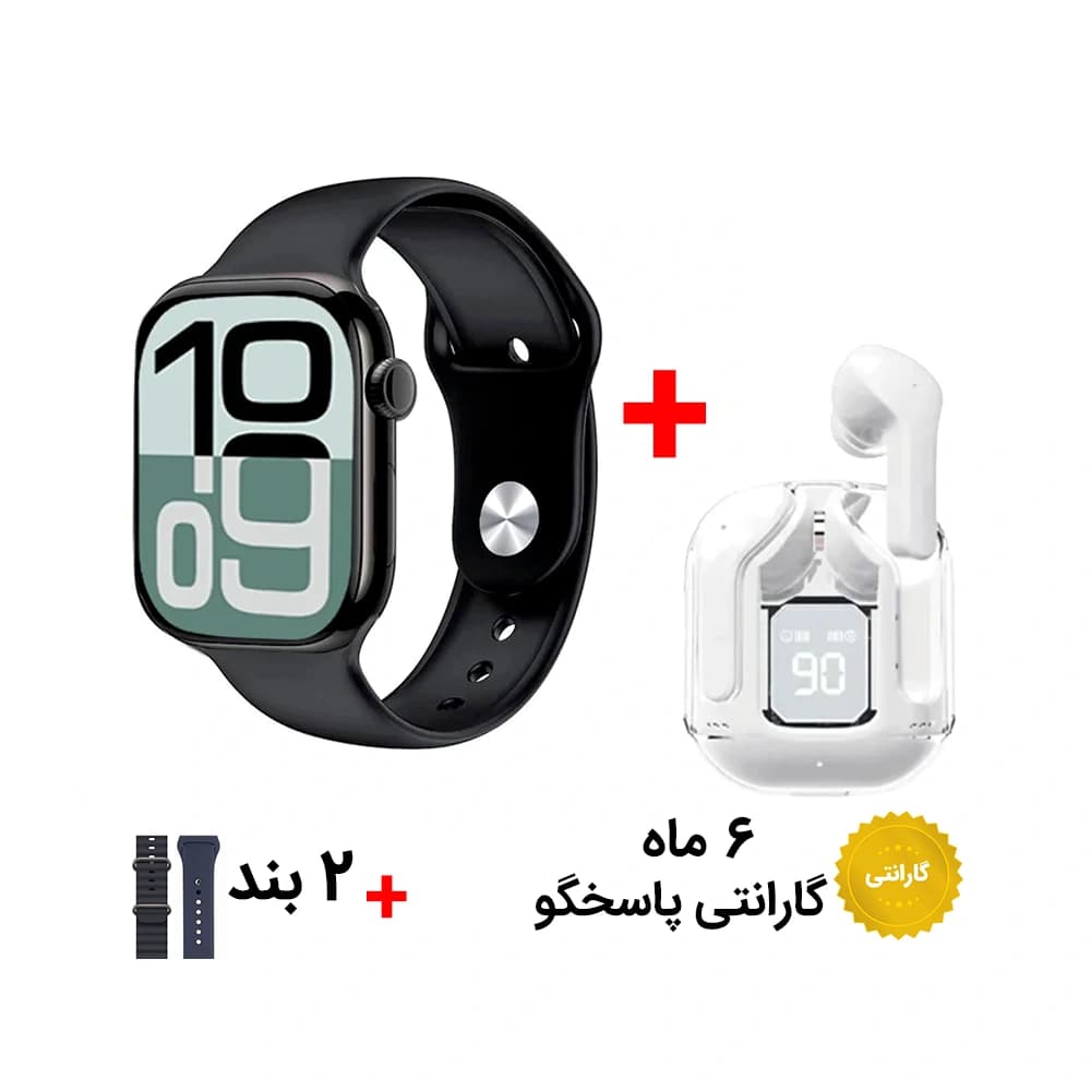 ساعت هوشمند Wisme M3 با 2 بند و ایرپاد