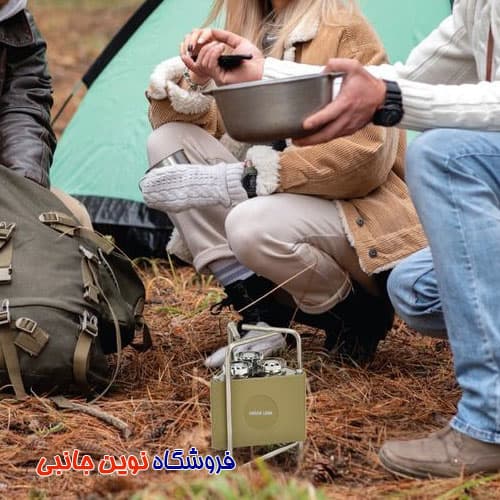 مینی اجاق گاز مسافرتی گرین لاین مدل 3-Burner ا Green Lion 3-Burner Foldable Camping Stove (تک/عمده) — تصویر ۲