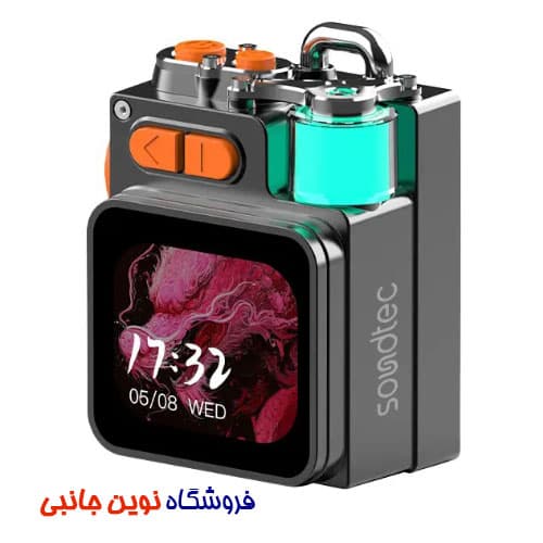 اسپیکر قابل حمل پرودو مدل POCKET ELITE با نمایشگر لمسی ا Porodo Soundtec Pocket Elite Speaker & Dialer ( تک / عمده )