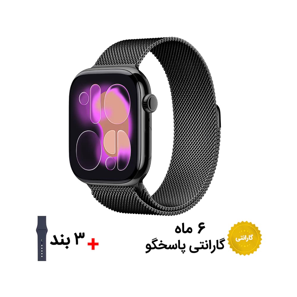 ساعت هوشمند HW-W11 Pro با 3 بند طرح اپل واچ 11