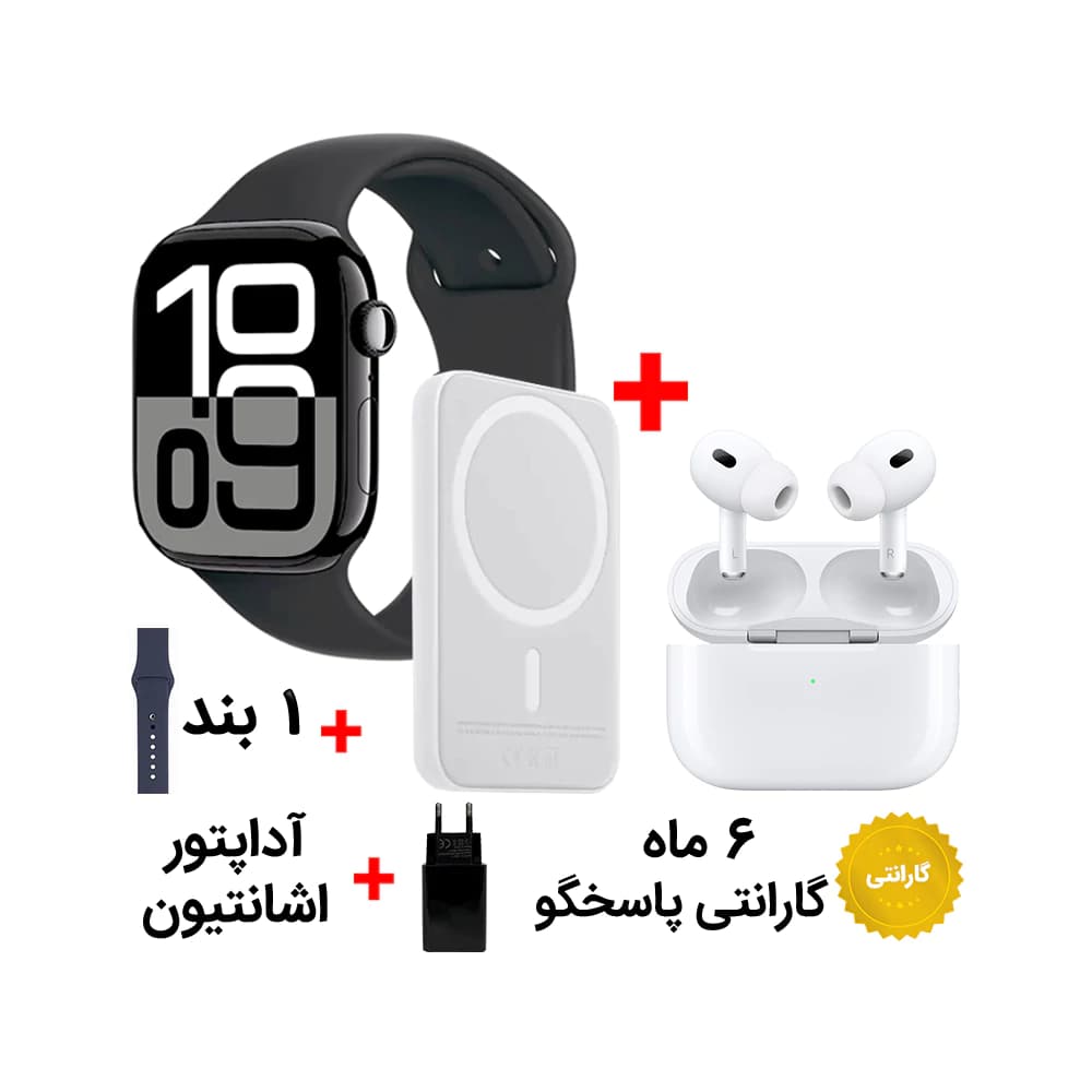 ساعت هوشمند A3451 پک نایکی سری 11 با مگ سیف و ایرپاد — تصویر ۴