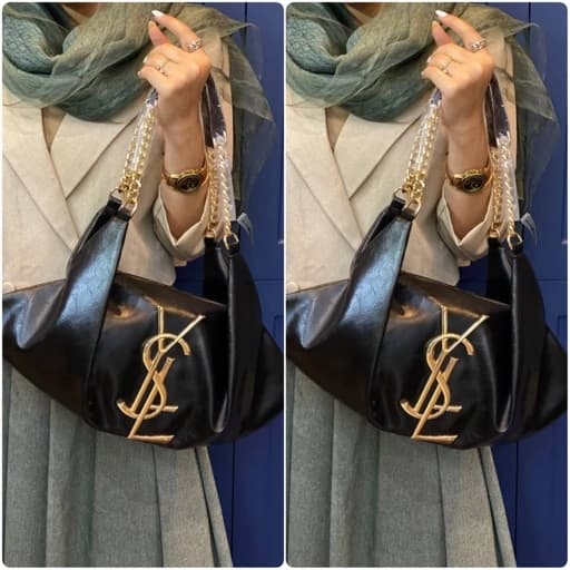 کیف بزرگ دوشی زنانه و دخترانه چرمی باکیفیت شیک