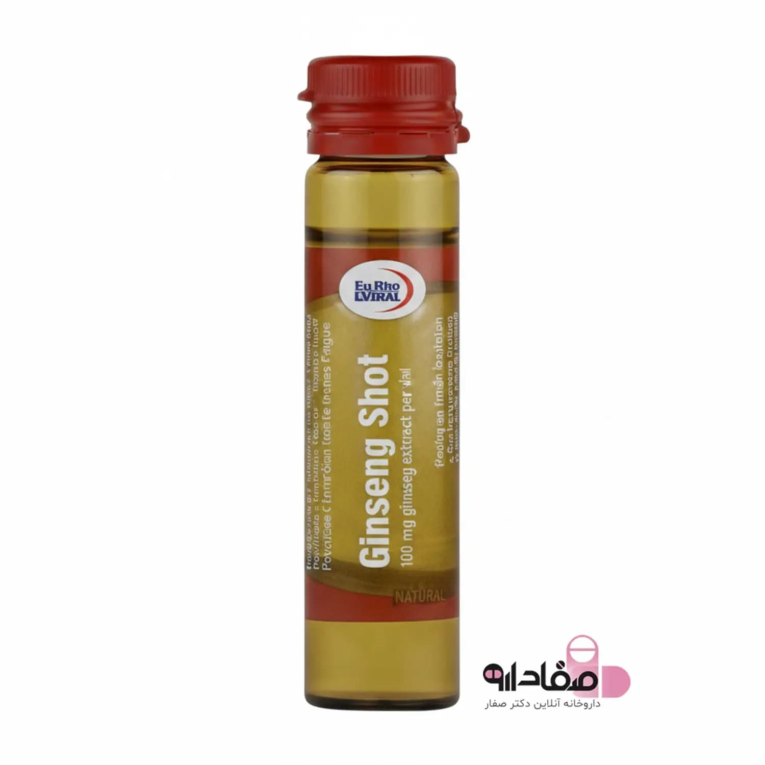 ویال خوراکی جینسینگ شات یوروویتال 6 عددی | Ginseng Shot – Eurho Vital — تصویر ۳