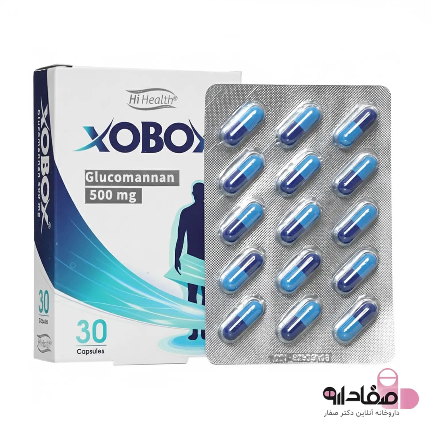 کپسول زوبوکس های هلث بسته 30 عددی | Xobox – Hi Health