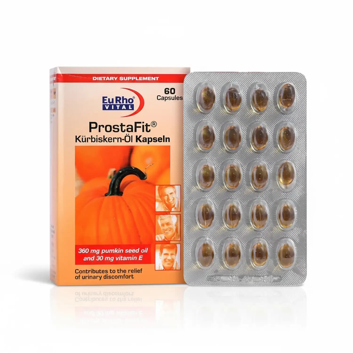 کپسول پروستافیت یوروویتال بسته 60 عددی | Eurho Vital Prostafit 60 Softgels