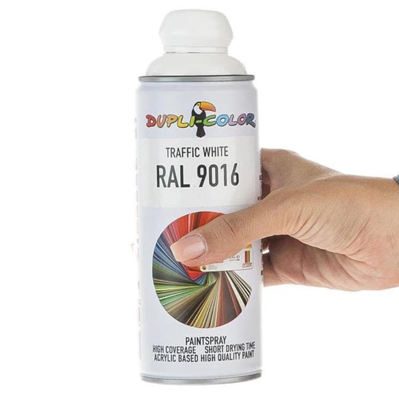 اسپری رنگ سفید Dupli-Color RAL 9016 400ml — تصویر ۴