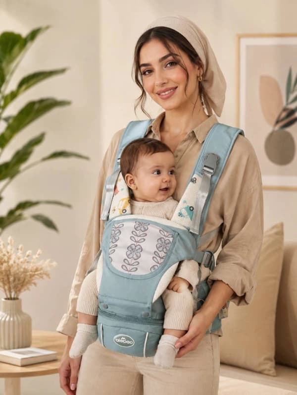 آغوشی نوزاد و کودک نشیمن دار آیوبایو مدل ۶۶۰۷ — تصویر ۳