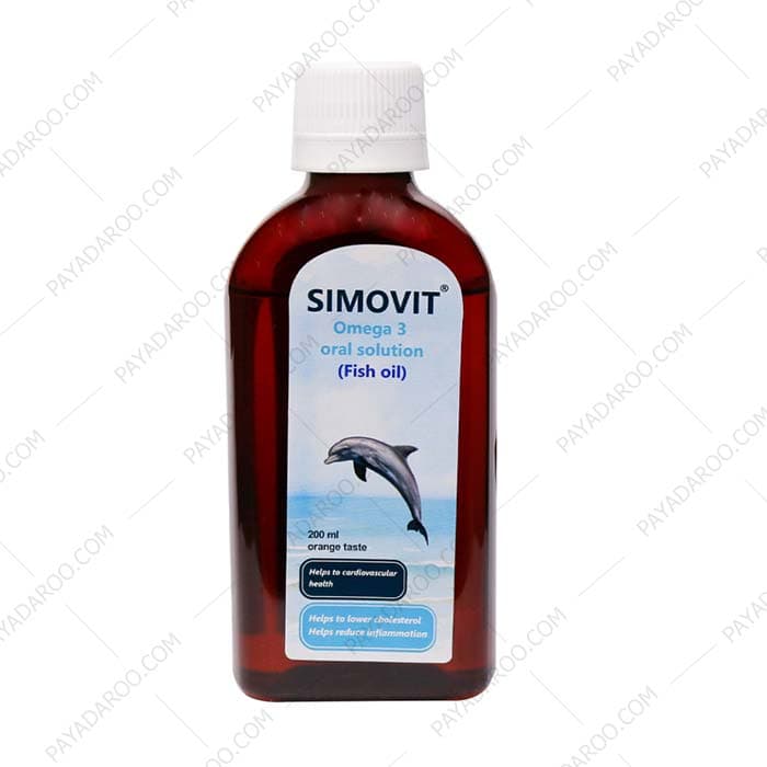 شربت سیموویت امگا 3 سیمرغ دارو عطار (200 میلی لیتر) — تصویر ۳