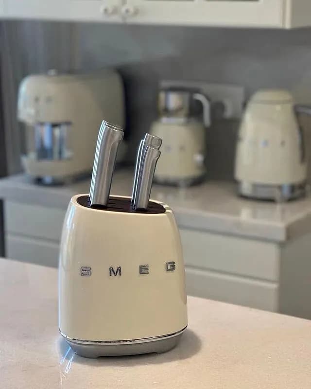 ست چاقو اسمگ رنگ کرم KBSF01 — تصویر ۶