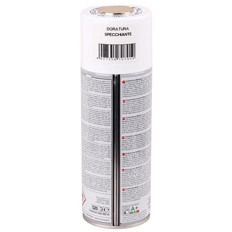 اسپری رنگ طلایی Eco Service Metallizzato 400ml — تصویر ۲