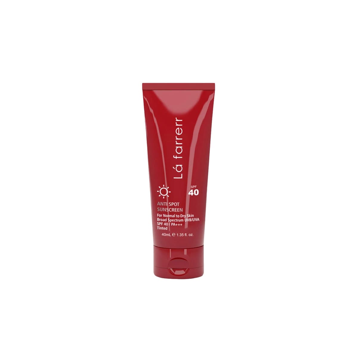 کرم ضد آفتاب رنگی لافارر SPF40 پوست خشک و معمولی بژ متوسط 40 میلی لیتر | Anti Spot Sunscreen SPF40+ For Normal To Dry Skin Lafarrerr — تصویر ۲