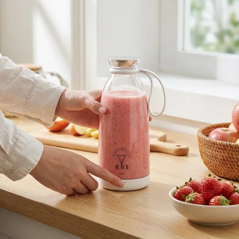 شیکر شارژی مدل FRESH JUICE گنجایش 0.500 لیتر — تصویر ۴