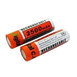 باطری قلمی قابل شارژ سی اف ال مدل 2500mAh AA بسته 2 عددی کد 1252 — تصویر ۵