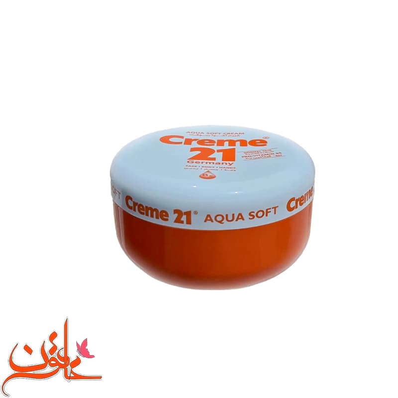 کرم مرطوب کننده سبک کرم ۲۱ مدل آکوا سافت حجم 250 گرم