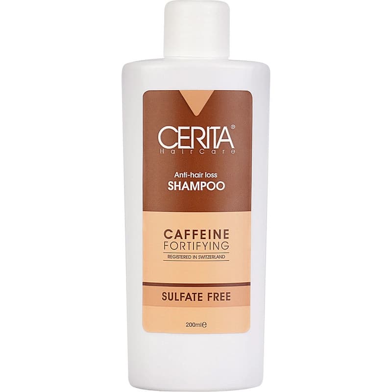 شامپو کافئین فری سولفات سریتا 200 میلی‌لیتر | Cerita Caffeine Free Sulfate Shampoo 200 ml