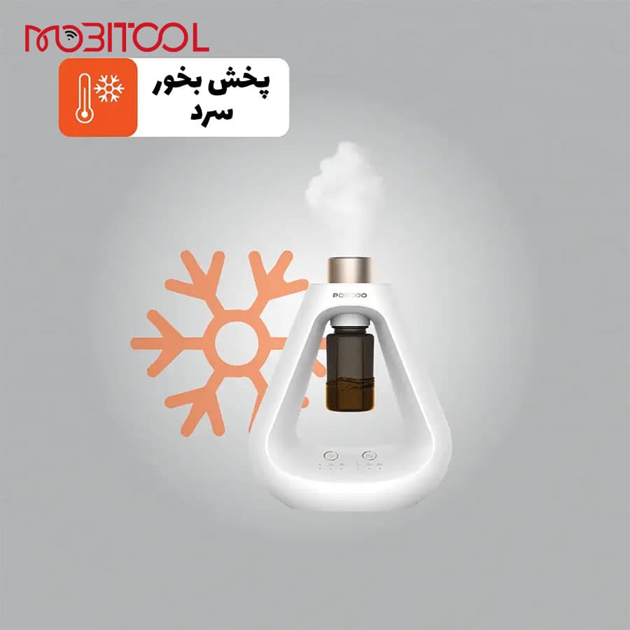 خوشبو کننده و بخور هوشمند پرودو Porodo Lifestyle Aroma Sphere Waterless Diffuser PD-LFST107-WH — تصویر ۵