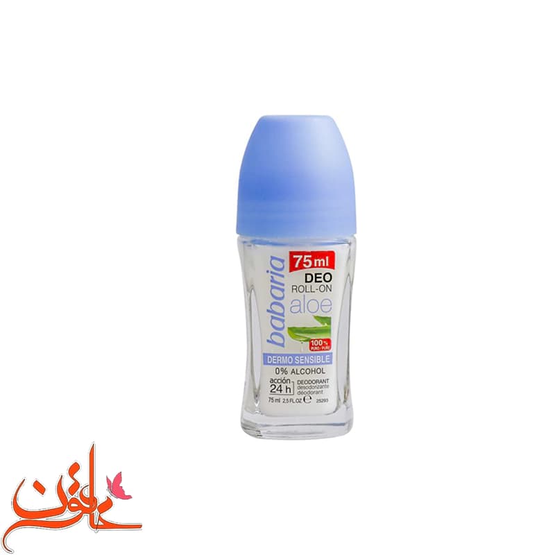 مام رول ضد تعریق باباریا مدل آلوئه ورا حجم 75 میل BABARIA DEODORANT AL