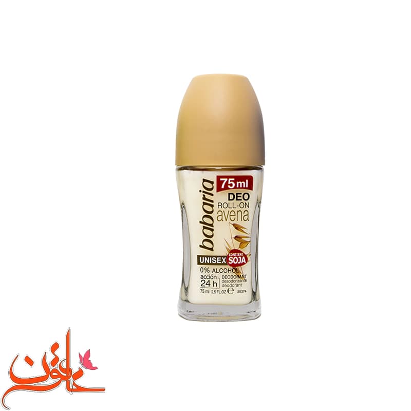 مام رول ضد تعریق باباریا مدل جو دو سر حجم 75 میل BABARIA DEODORANT AVENA